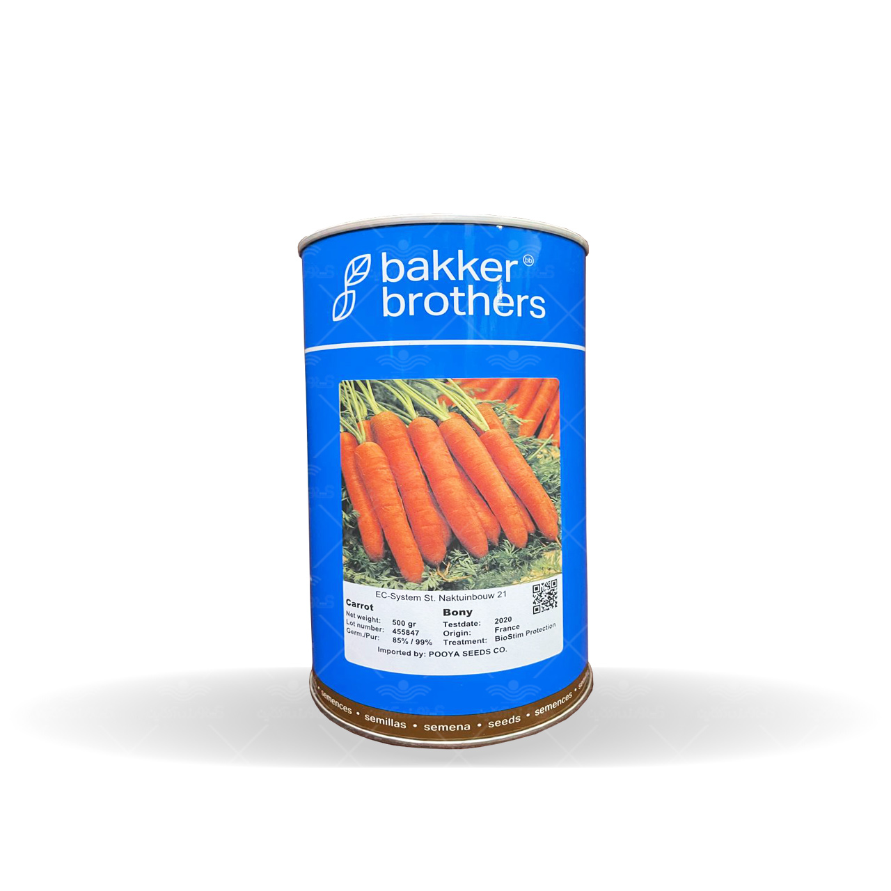 بذر هویج استاندارد بونی شرکت بیکر هلند نیم کیلویی