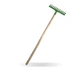 چنگه باغبانی سبز 12 شاخه با دسته 0